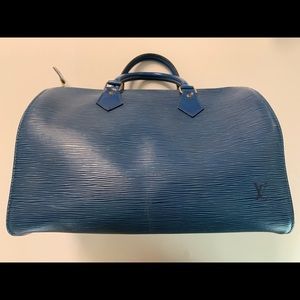 Louis Vuitton Epi Leather Duffel w/Lock & Key